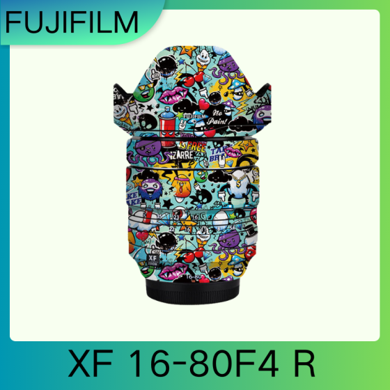 Lentes Fujifilm XF16-80F4 R  - Pele câmera, adesivo câmera - com alta resistência a arranhões, à prova d'água e com design elegante.